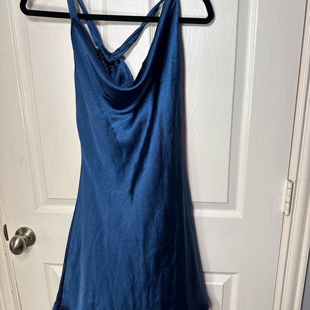 Altar'd State Midnight Satin Gown